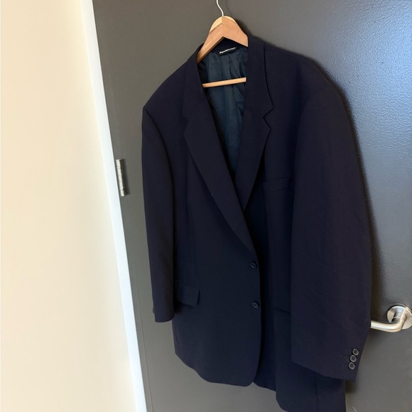 Coppley from Harry Rosen size 52R SEE MEASUREMENTS/estimated EUC light navy - Picture 5 of 13